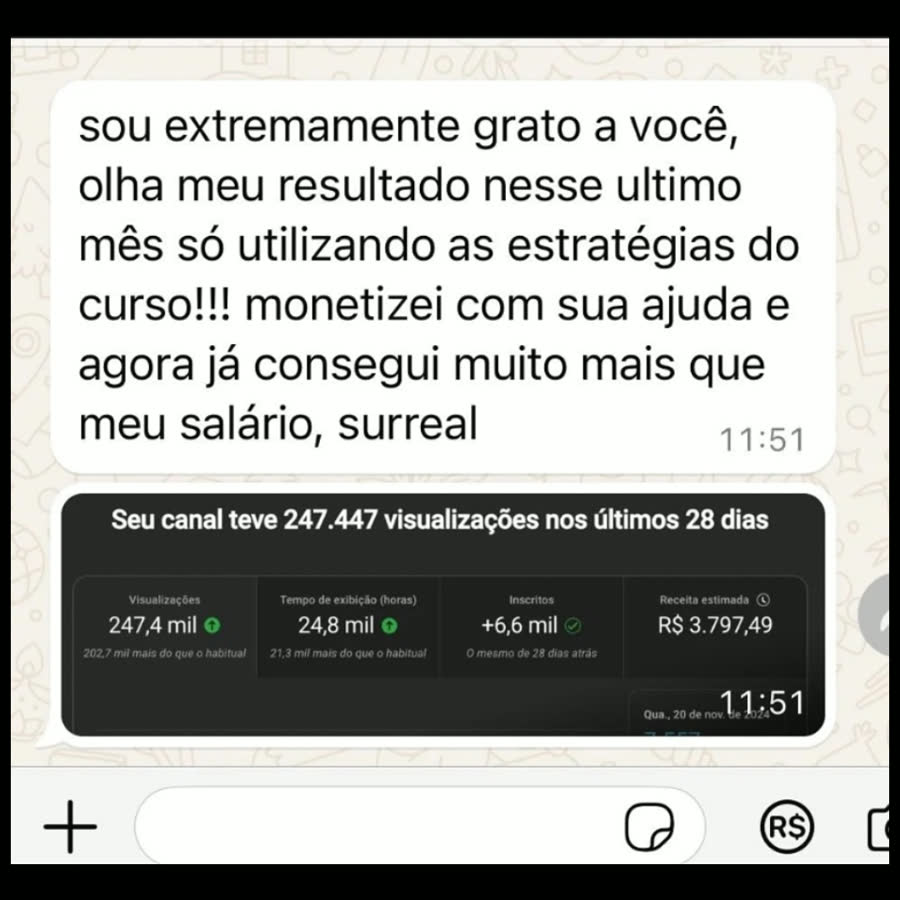 Print de resultado enviado por aluno