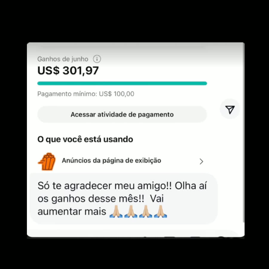 Print de resultado enviado por aluno